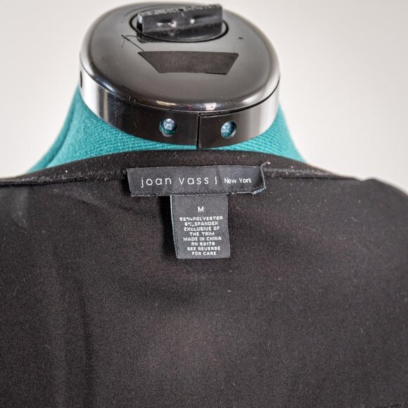 Duster Jacket Black Long Sleeve Minimal Size Medium - Picture 3 of 3